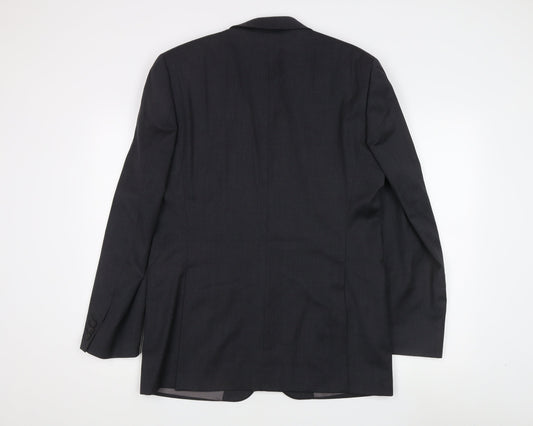 Mens UK Size 40 Jeff Banks Regular Grey Suit Jacket