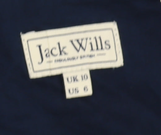 Jack Wills Women's Blue Floral Dress Size 10