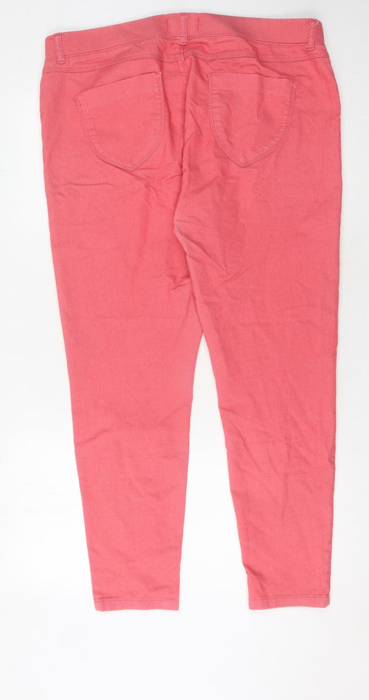 Dorothy Perkins Women's Red Jegging Jeans Size 18 Slim
