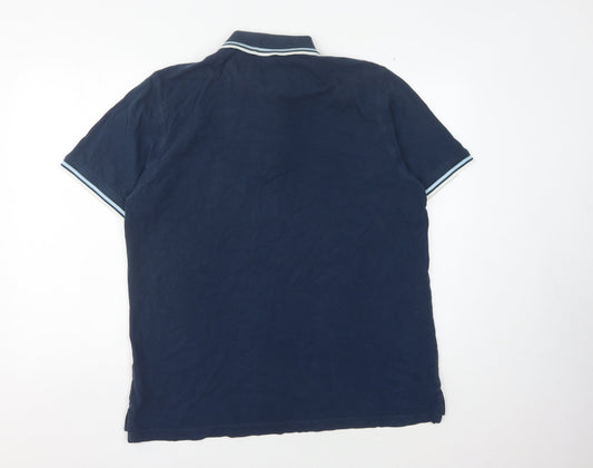 Pierre Cardin Men's Blue Polo Shirt XL Regular Fit