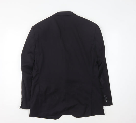 Mens UK Size 48 Baumler Regular Blue Suit Jacket