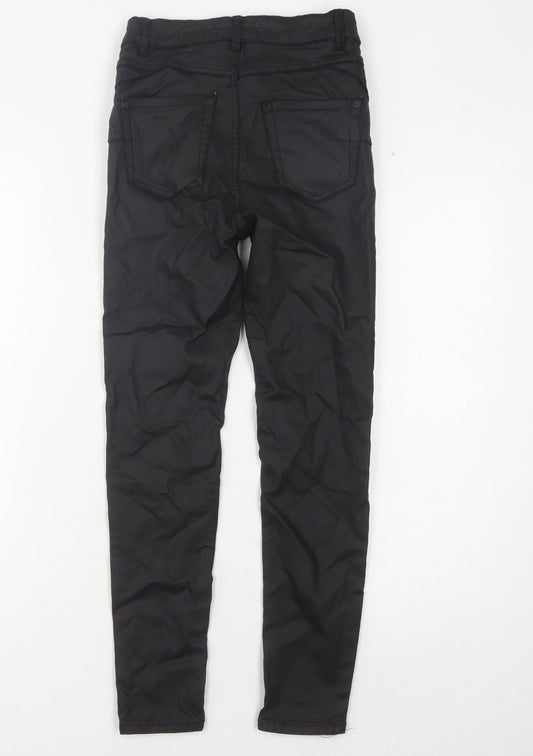 New Look Women's Black Skinny Trousers Size 8