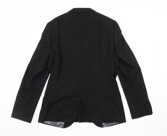 Mens UK Size 40 White Label Regular Black Suit Jacket
