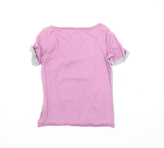 Champion Women's Purple XS T-Shirt Casual Scoop Neck