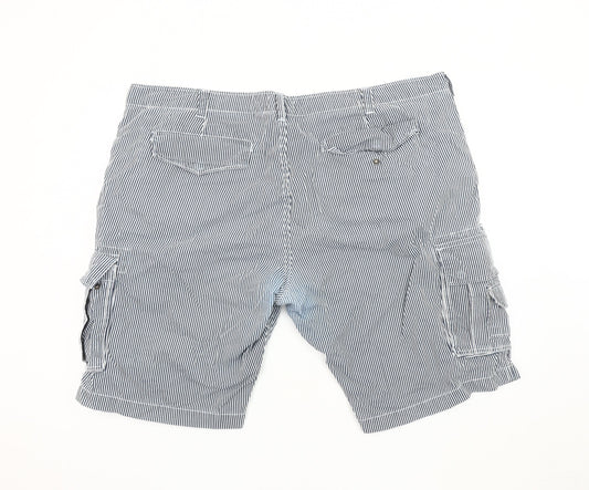 Jacamo Men's Multicoloured Cargo Shorts, Size 44