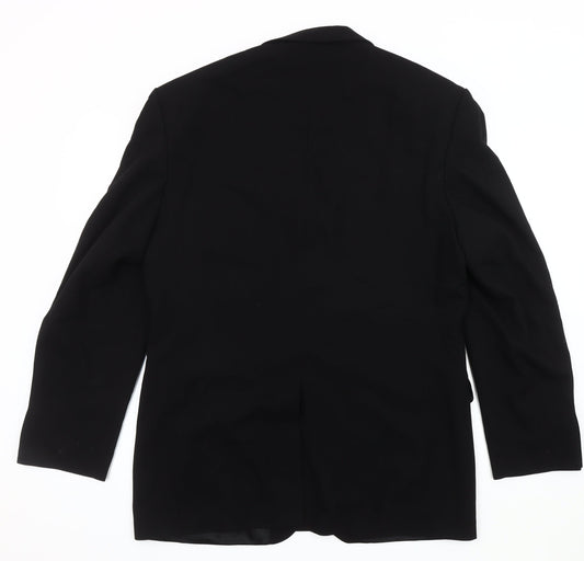 Mens UK Size 40 Centaur Regular Black Suit Jacket