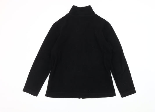 Gelert Women's Black Fleece Jacket Size 10 Casual