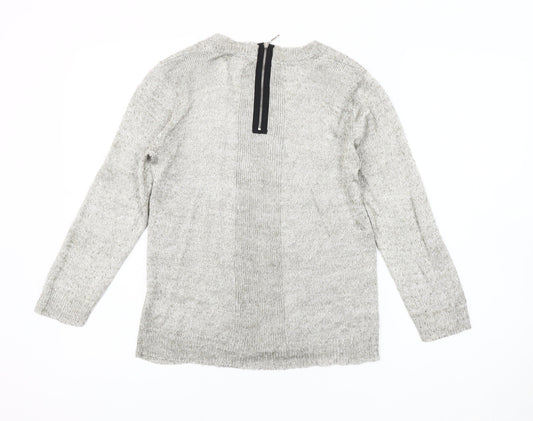 Jasper Conran Women's Grey Knit Pullover Jumper Size 10