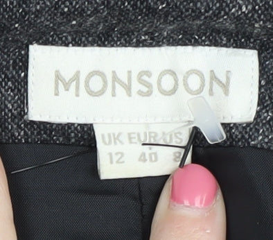 Monsoon Women’s Grey Sheath Dress, Size 12