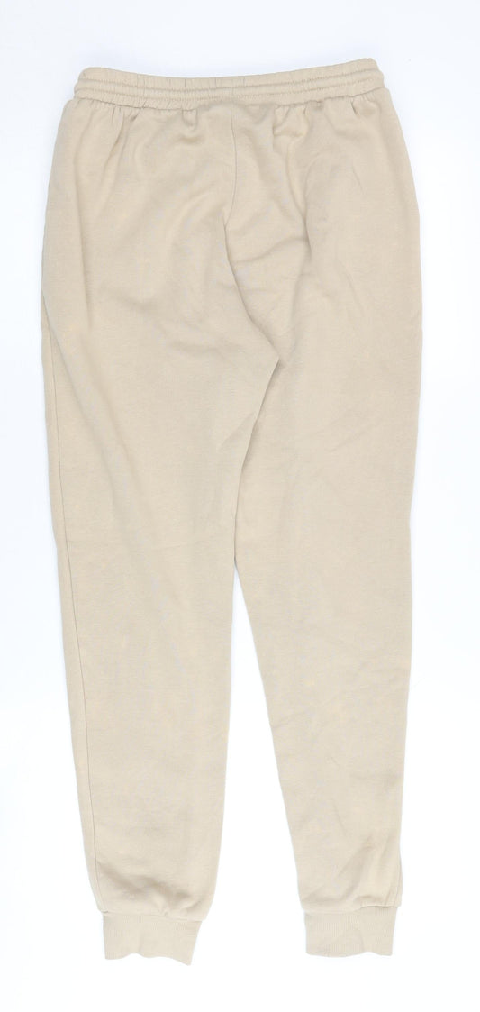 Bekkin Beige Unisex Jogger Trousers Size 10