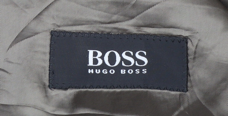 Mens UK Size 54 HUGO BOSS Regular Grey Suit Jacket