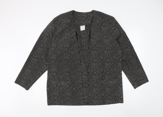 Womens UK Size L Alexon Black Basic Jacket