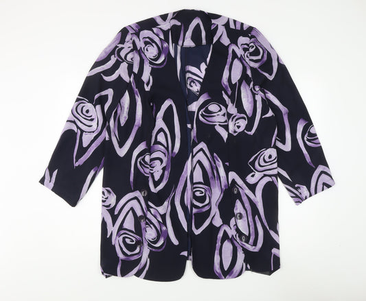 Womens UK Size 20 essence Multicoloured Basic Coat
