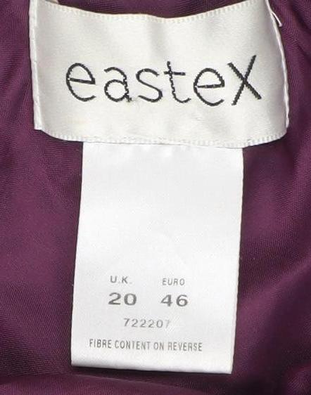 Eastex Women's Purple Wool Skirt Size 20