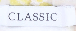 Marks and Spencer Women’s Yellow A-Line Floral Skirt, Size 14