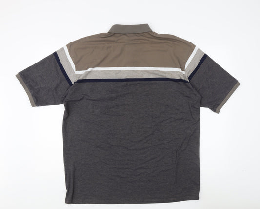 Charles Norton Men's Multicoloured Polo Shirt XXL