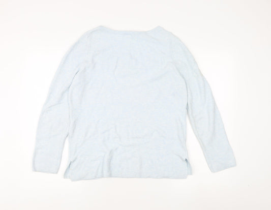 Womens UK Size 12 John Lewis & Partners Blue Pullover Jumper