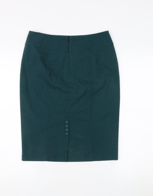Marks and Spencer Women’s Green Pencil Skirt UK 10