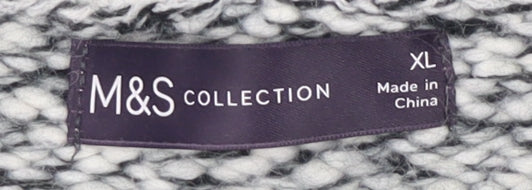 Womens UK Size XL Marks and Spencer Grey Pullover Jumper