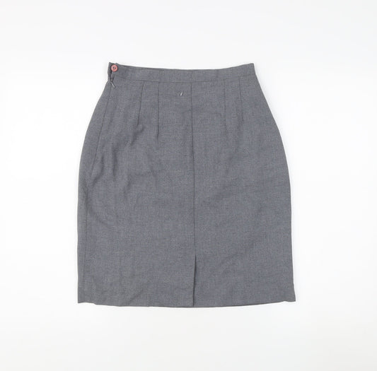 Katy Baker Women's Grey Pencil Skirt Size 10