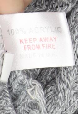 Bellisimo Men's Grey XL Cable-Knit Pullover Jumper