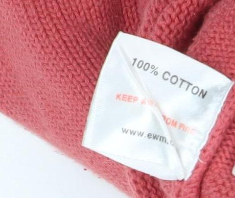 Womens UK Size 22-24 Isle Essentials Pink Full Zip Jumper