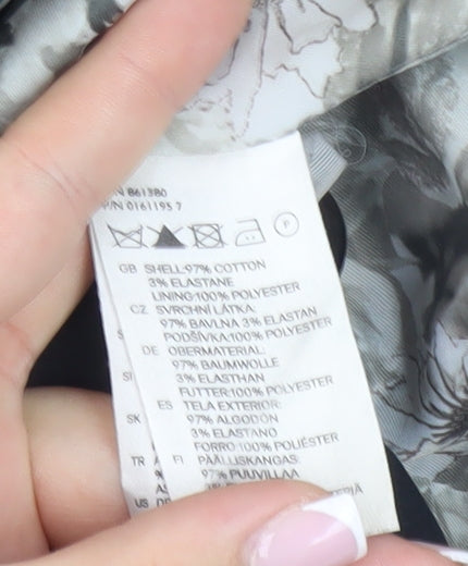 H&M Women's Black Blazer, Size 10, Regular Fit