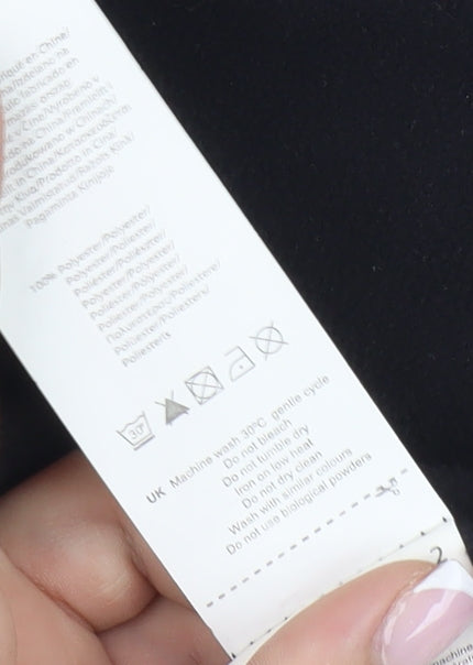 Gelert Women's Black Fleece Sweatshirt - Size 8, New