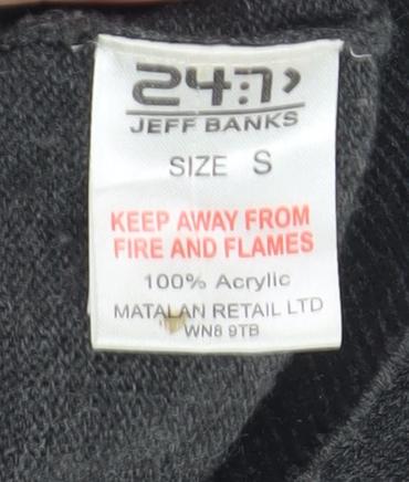 Jeff Banks Men's Grey Collared Pullover Jumper S