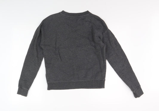 Banana Republic Women's Grey XS Embroidered Pullover Jumper