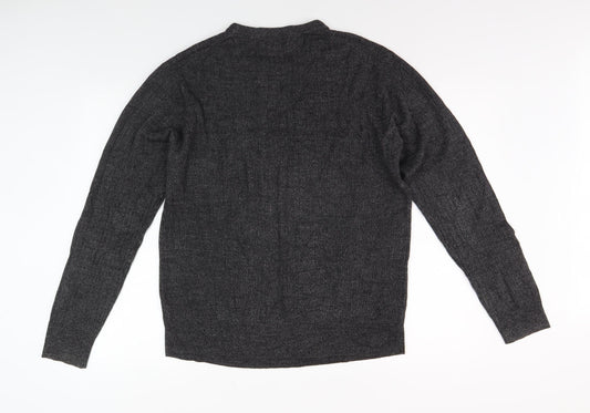 Dockers Men's Grey Pullover Jumper - L - Casual Style