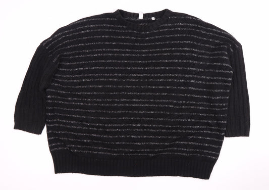 Womens UK Size 16 AND/OR Black Pullover Jumper