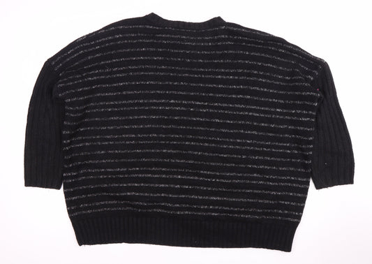 Womens UK Size 16 AND/OR Black Pullover Jumper