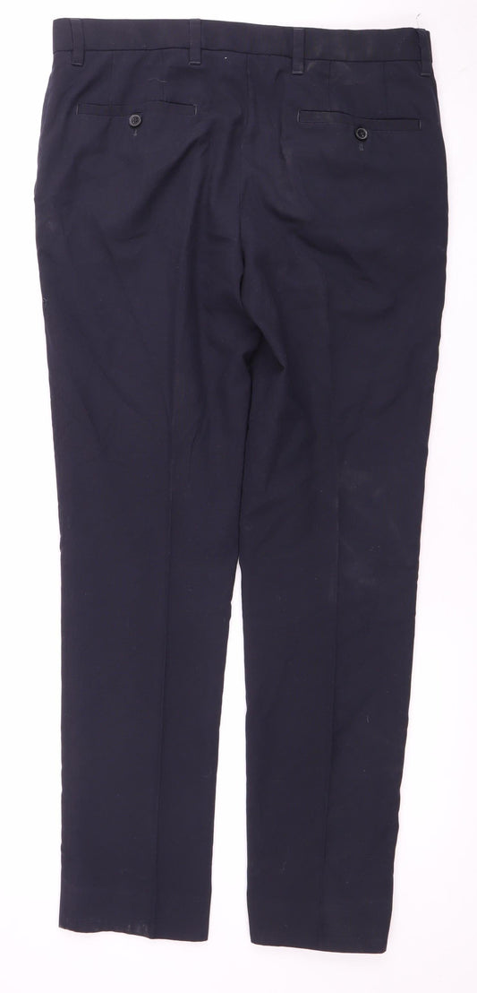 Next Men's Black Dress Pants, Size 32 Waist, Formal Trousers