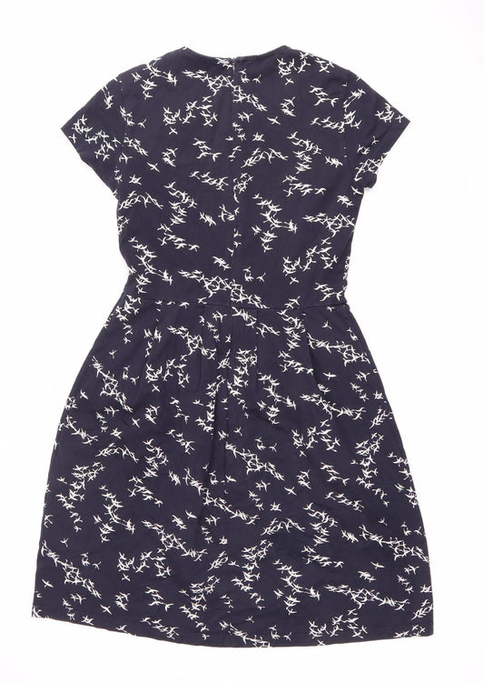 Hobbs Women's Blue Floral Dress Size 8 - Casual Style