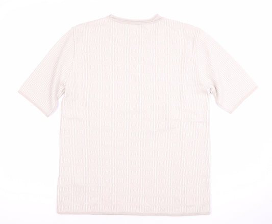 Womens UK Size 14 Gerry Weber Beige Jersey T-Shirt