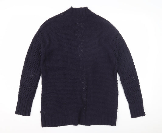Womens UK Size S Marks and Spencer Blue Cardigan Jumper