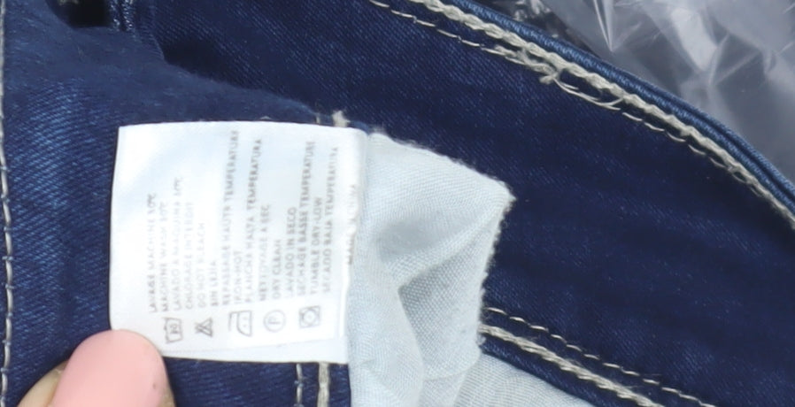 Justy Women's Blue Skinny Jeans M Size