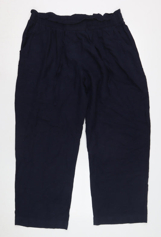 CAPSULE Women's Blue Trousers Size 14L