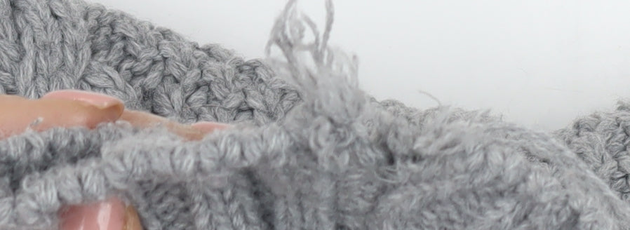 Tokyo Laundry Men's Grey XL Cable-Knit Pullover Jumper