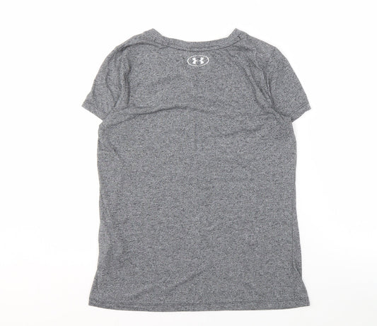Under Armour Women's Grey T-Shirt, Size S, Activewear