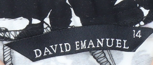 David Emanuel Women's Floral Ankle Trousers Size 14