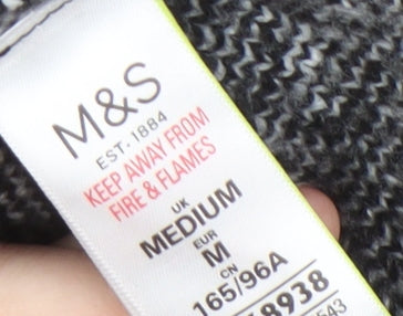 Womens UK Size M Marks and Spencer Black Pullover Jumper