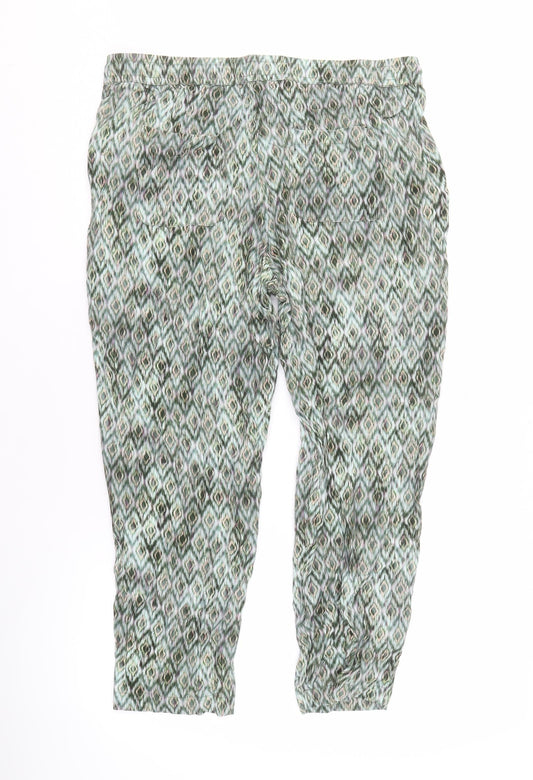 Hush Women's Multicoloured Cropped Trousers