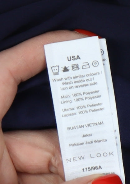 New Look Women's Blue Blazer Size 14