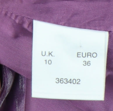 Minuet Women's Purple Blazer 10 Sheer Party/Cocktail