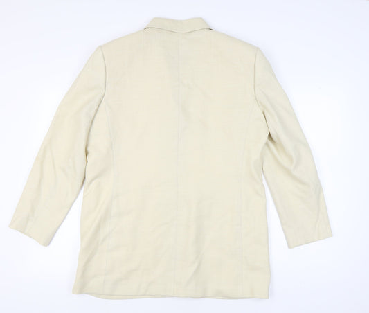Viyella Women's Beige Blazer, Size 18, Notch Lapel