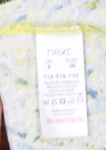 Next Women's Multicoloured Floral Dress Size 8