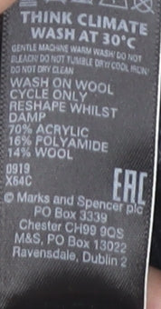 Womens UK Size M Marks and Spencer Grey Pullover Jumper