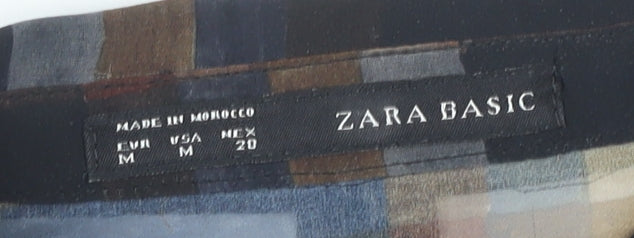 Zara Basic Women's Multicoloured Shift Dress Size 12